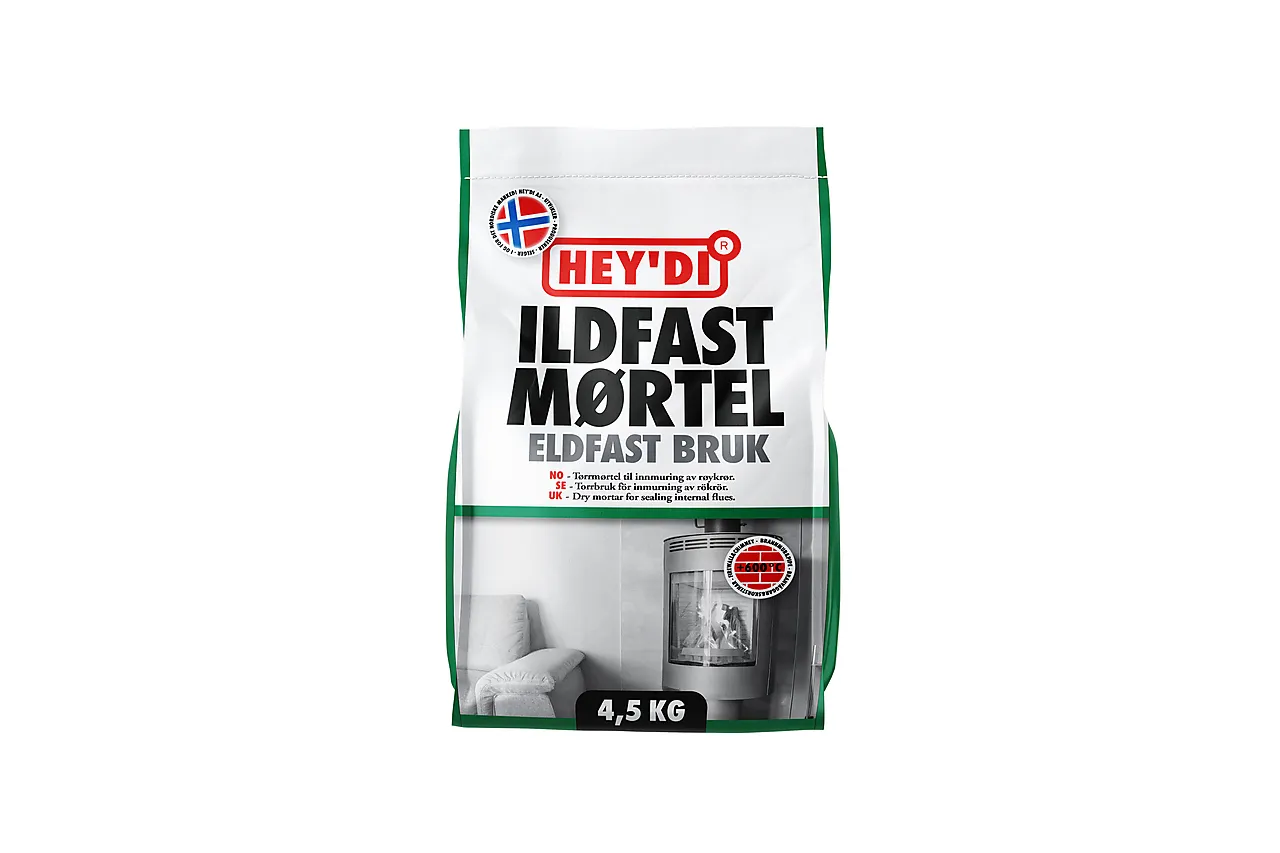 Ildfast mørtel 4,5 kg Ildfast mørtel 4,5 kg