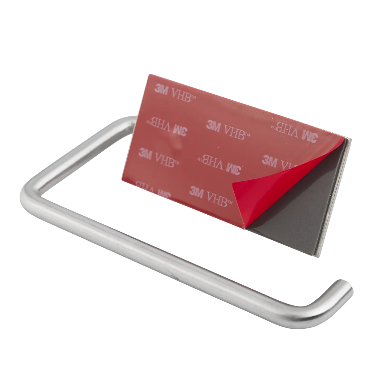 Toalettpapirholder Square mattbørstet stål null - null - 3 - Miniatyr