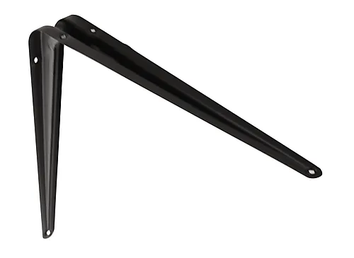 Hyllevinkel oppresset 300x350 mm sort