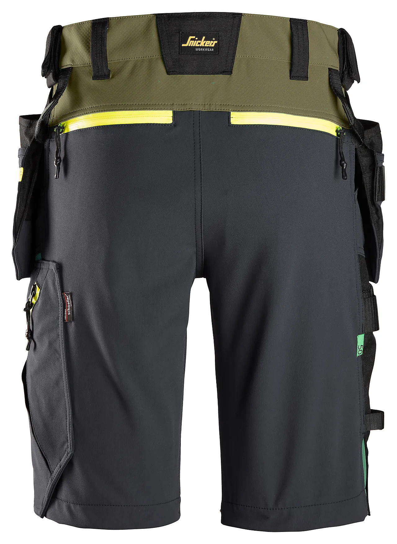 Shorts softshell 6140 grønn str 52 null - null - 2 - Miniatyr
