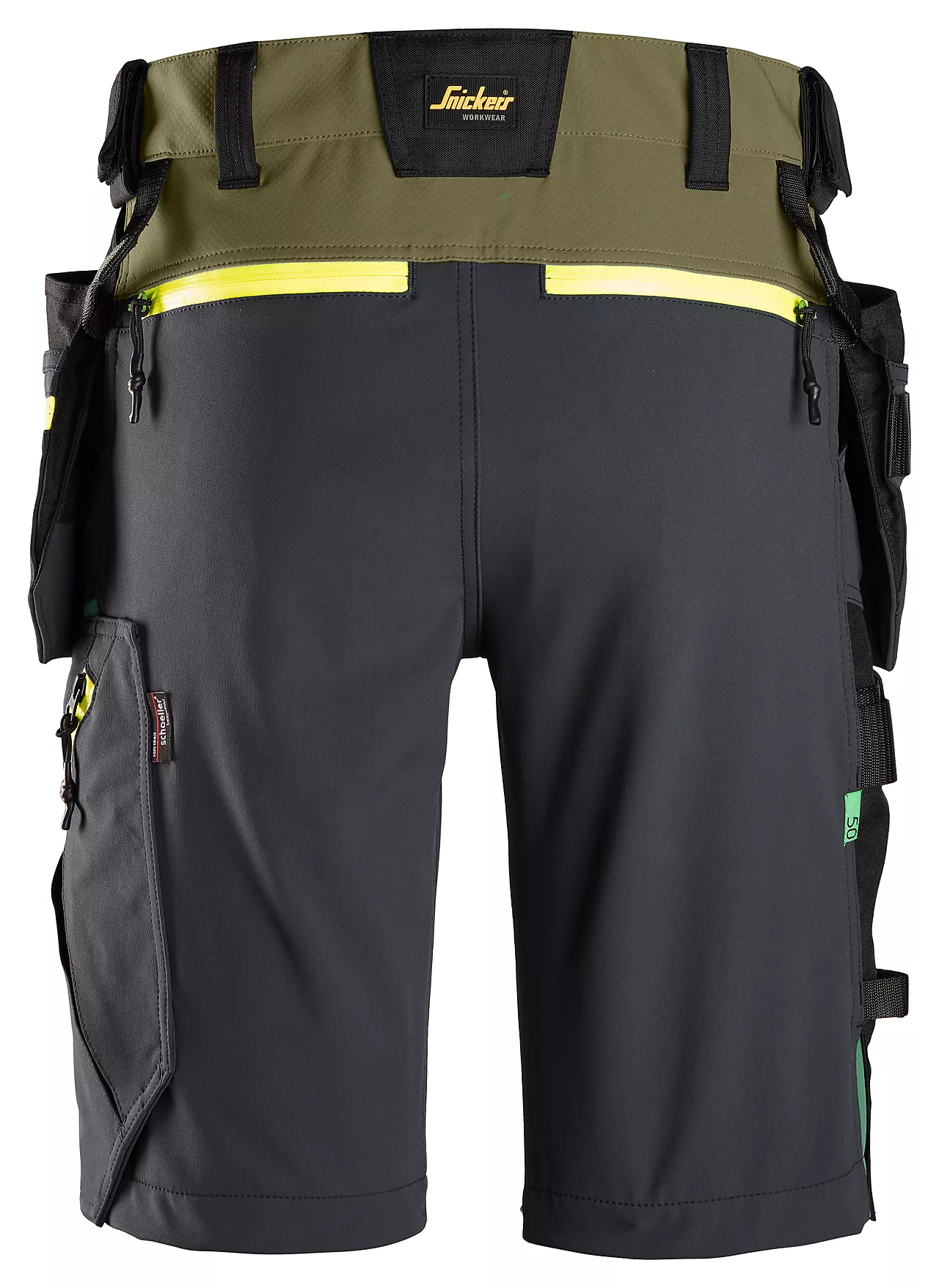 Shorts softshell 6140 grønn str 54 null - null - 2 - Miniatyr