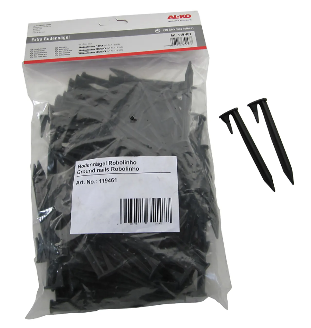 Jordspiker 90 stk til Robolinho® robotklipper Jordspiker 90 stk til Robolinho® robotklipper