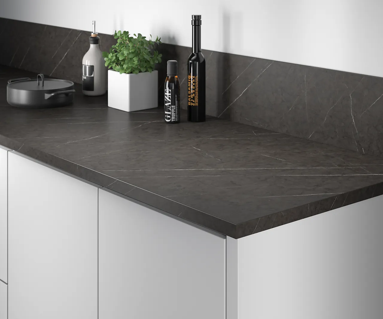 Benkeplate ABS 29x3020x610 mm stone dark null - null - 3 - Miniatyr
