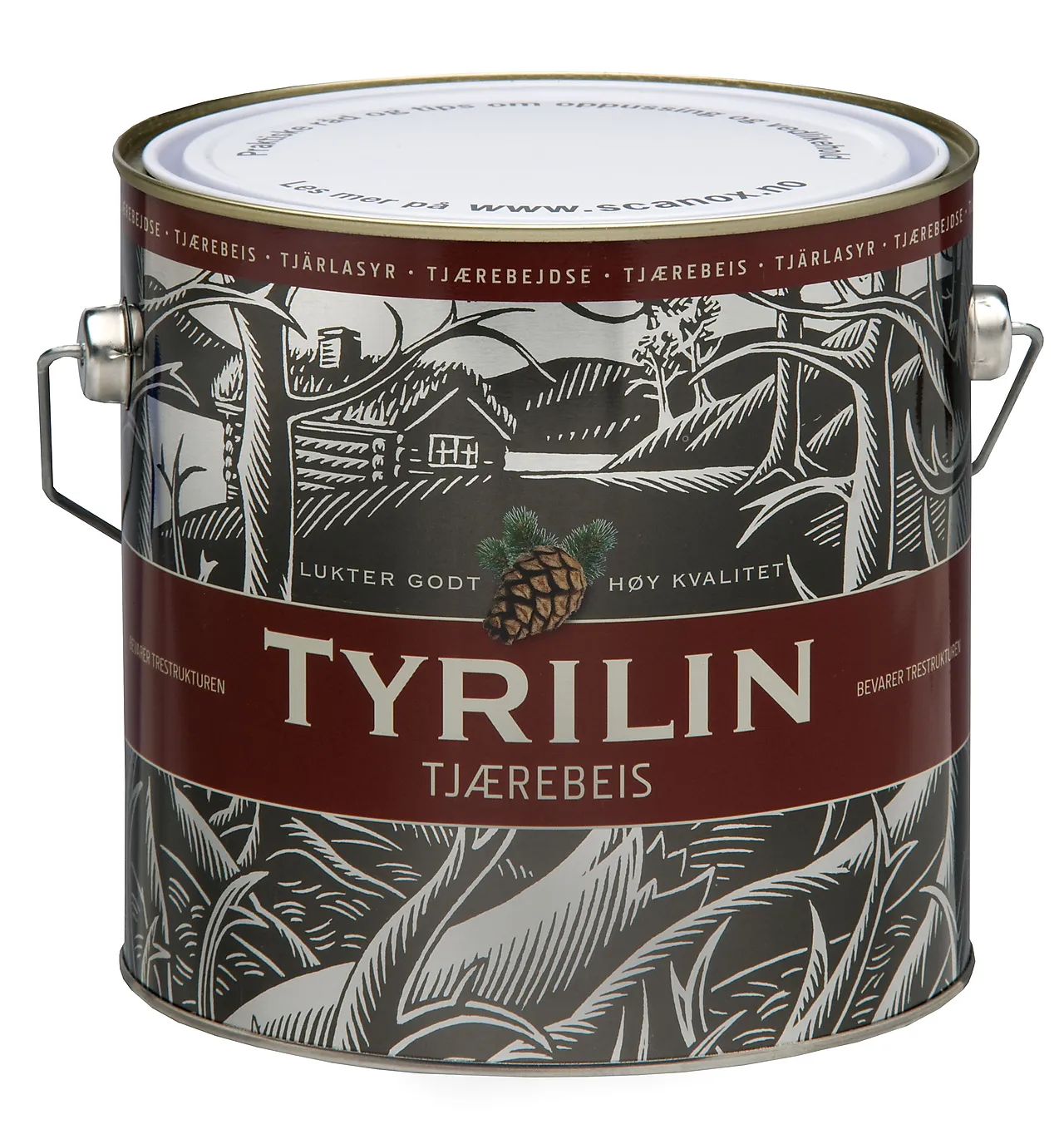 Tjærebeis gyldenrød 3 liter Tjærebeis gyldenrød 3 liter