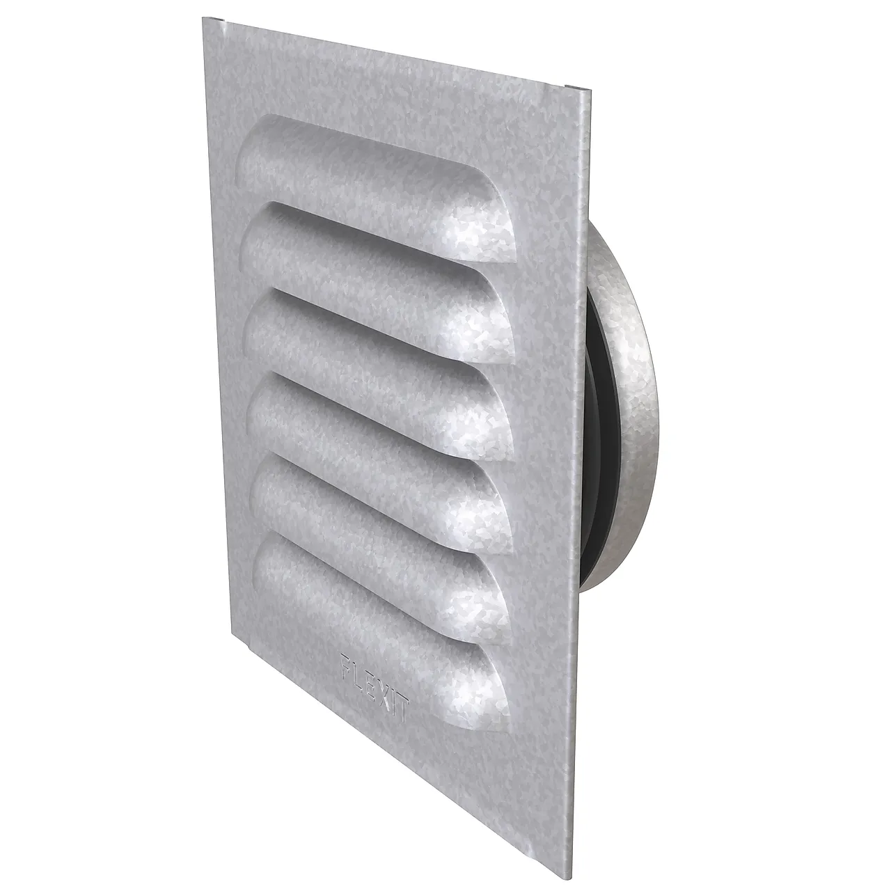 Sjalusirist nippel aluzink 6x6 Ø 125 mm