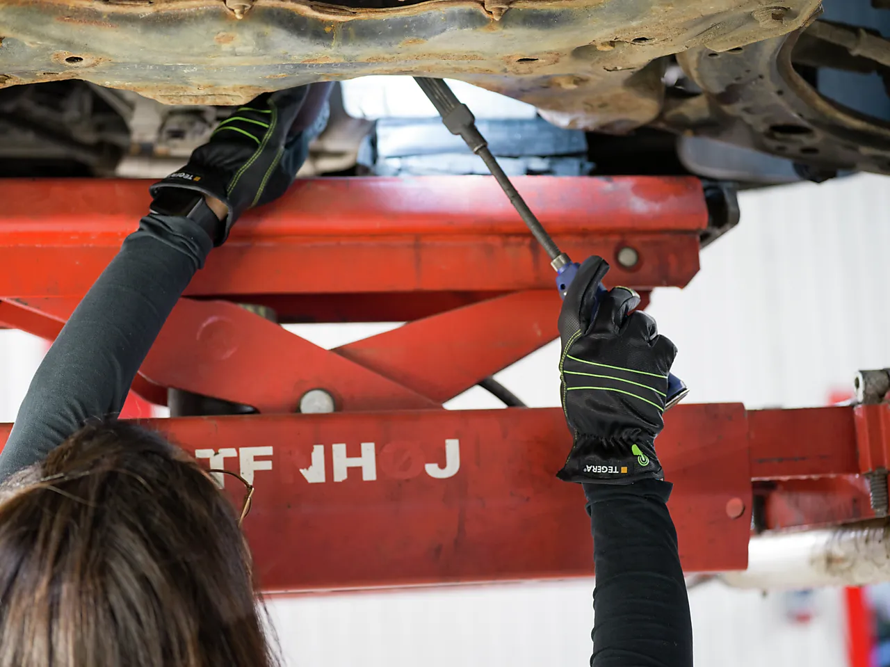 Lærhanske syntetiske 520 11 tegera