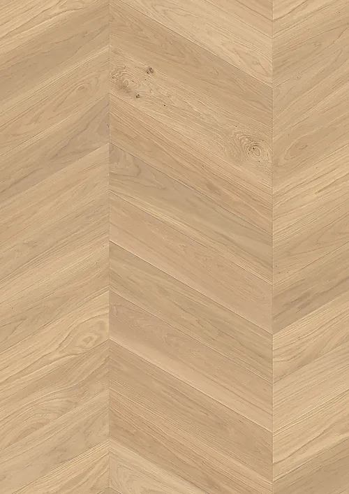 Boen Parkett eik hvit adagio chevron børstet oljet