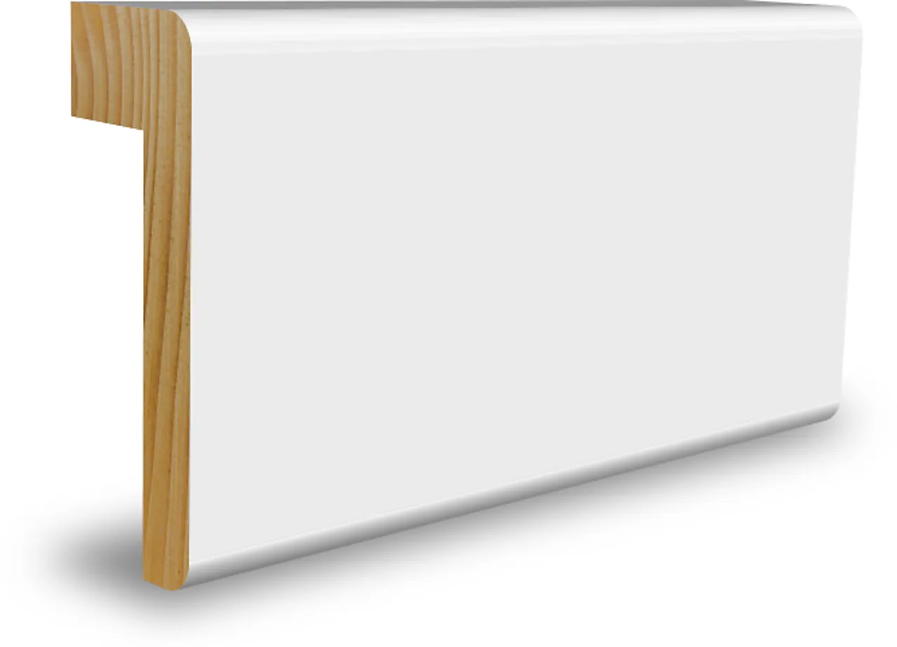 Karmlist furu rundkant S0502-Y 24x57x4400 mm