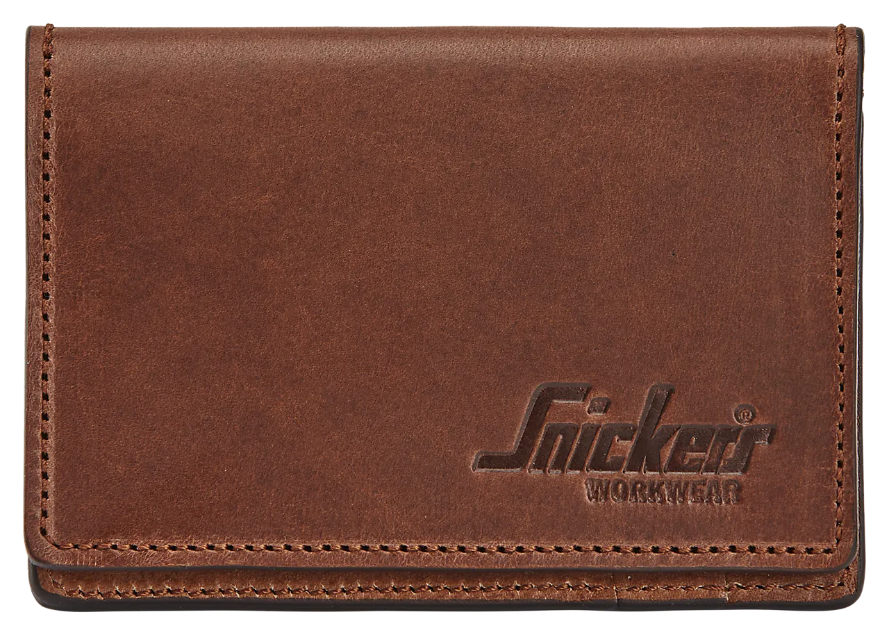 Kortholder 9754 lær brun one size snickers workwear