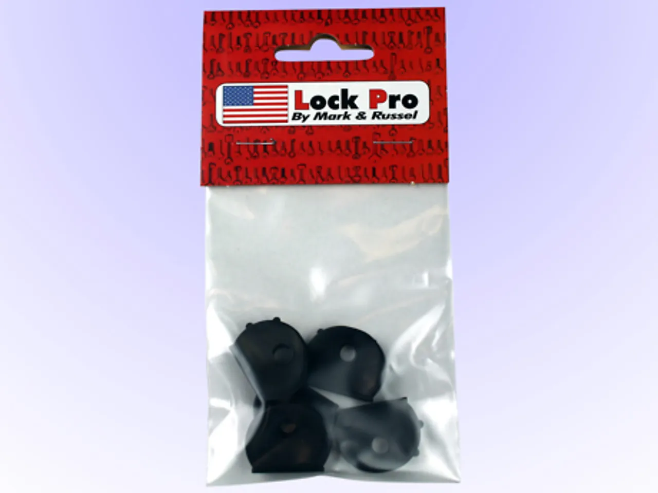 Nøkkelkappe svart 5-pk gds