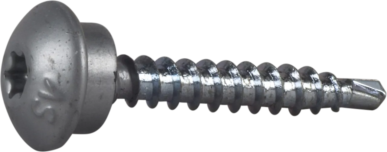 Farmerskrue sølv 4,8x35 fzb -250 decor redusert borspiss ral 9006 null - null - 2 - Miniatyr