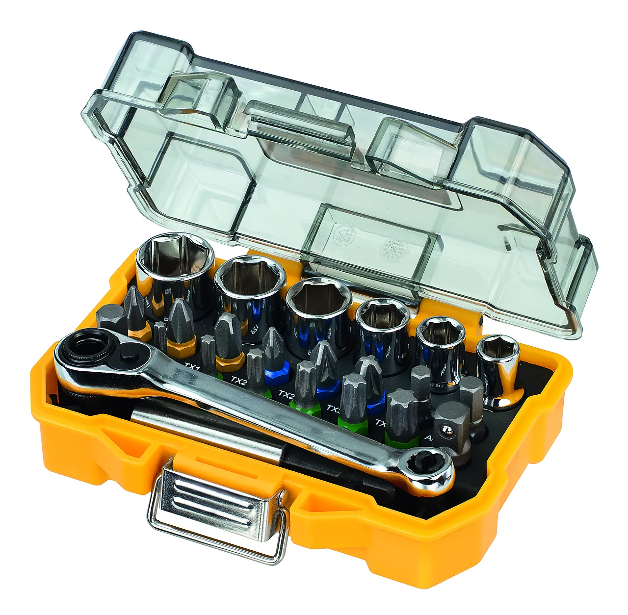 Bits- hylsesett 24stk dt71516 med skralle