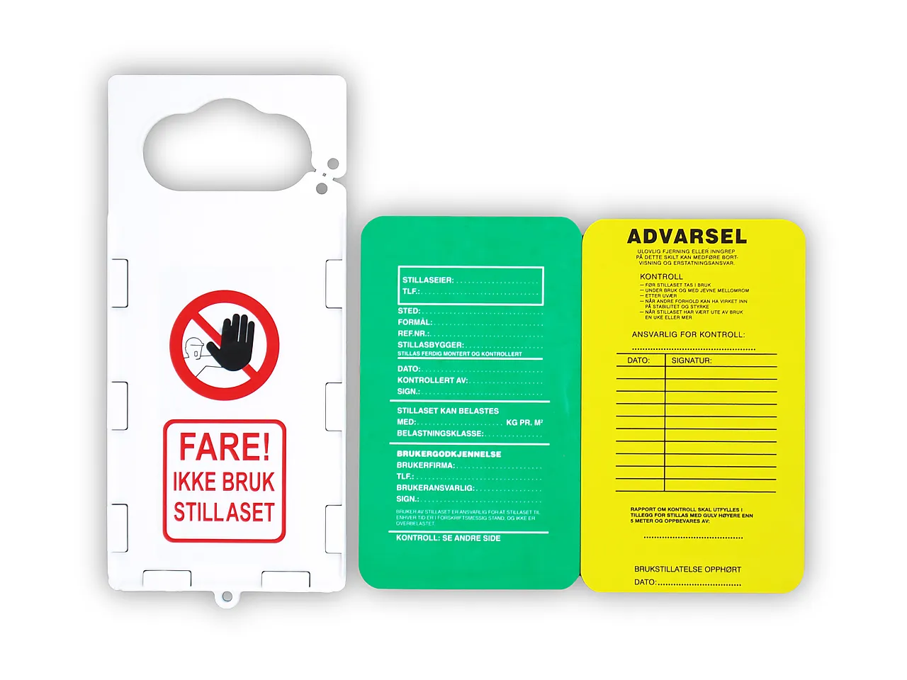 Skilt stillas med ramme plast 16 x 34 cm