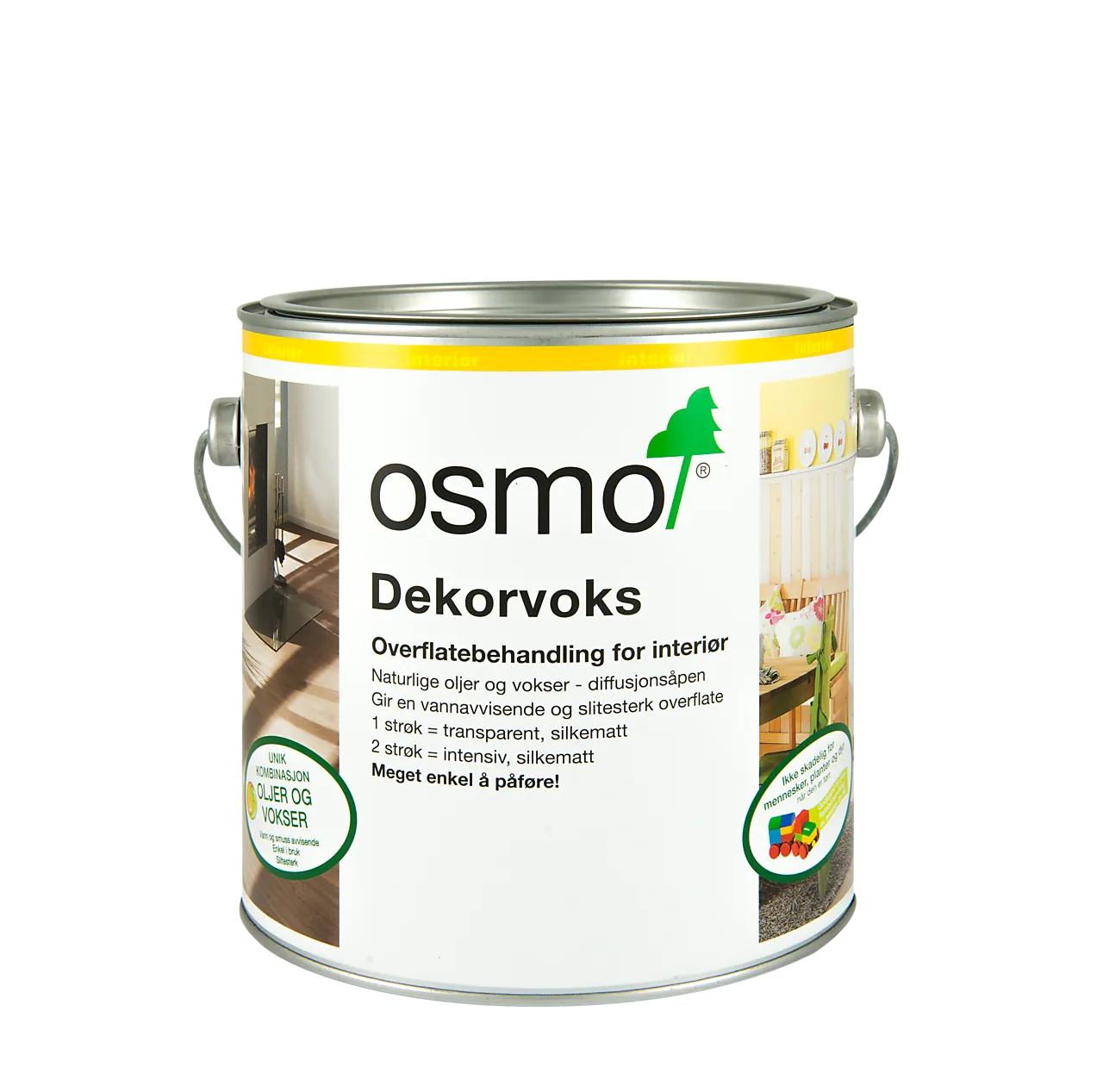 Dekorvoks 3118 2,5L hellegrå Dekorvoks 3118 2,5L hellegrå