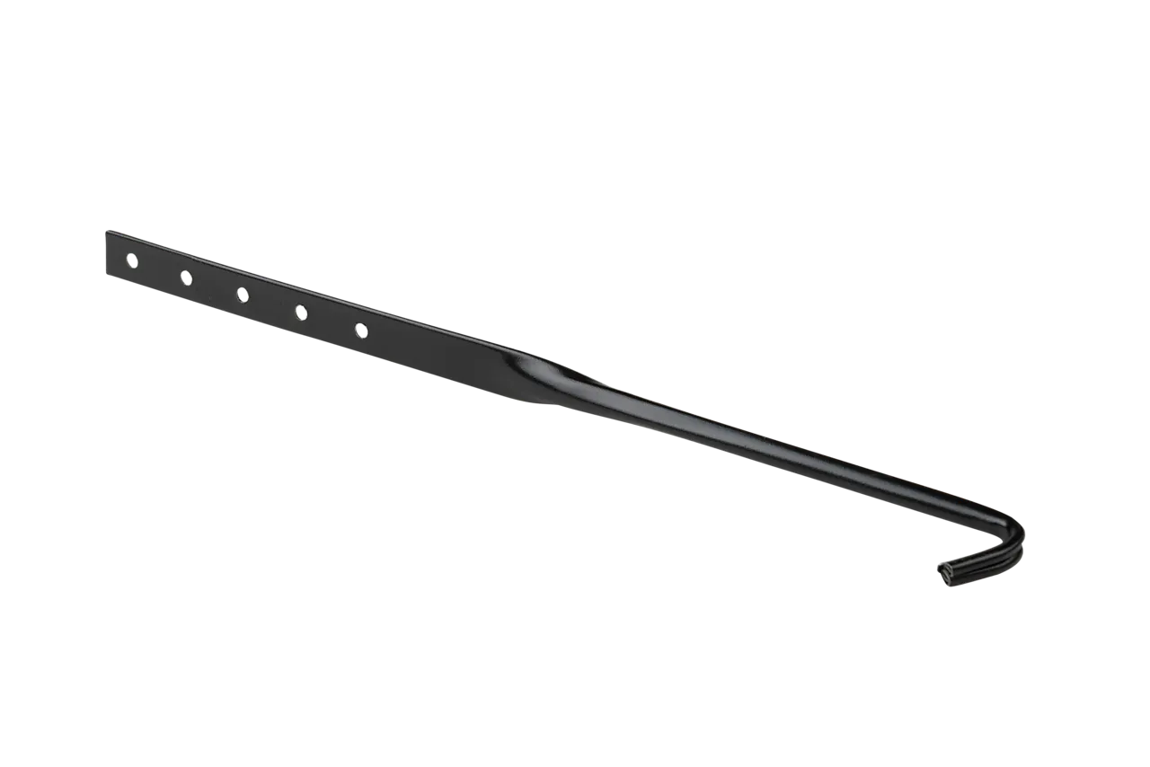 Overligger stål sort