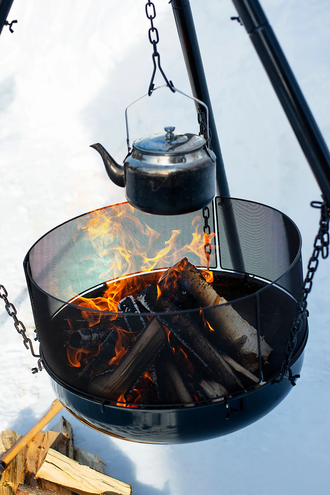 Gnistfanger til bålpanne 60 cm null - null - 2 - Miniatyr