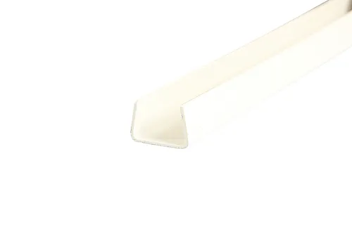 List U-profil 18x21x2600 mm hvit