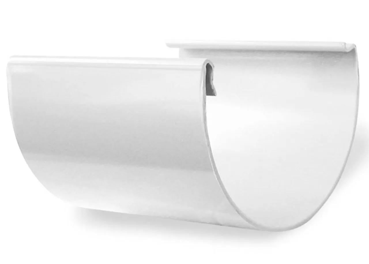 Renneskjøt til takrenner 11 hvit