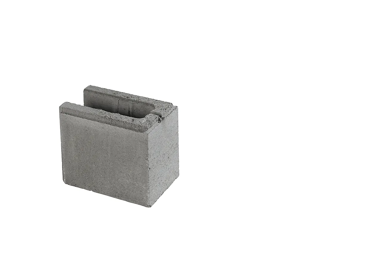 Forskalingsblokk 15 halv ende 25x15x20 cm