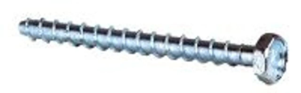 Betongskrue m/ sekskanthode 7,5x120 50 stk Betongskrue m/ sekskanthode 7,5x120 50 stk