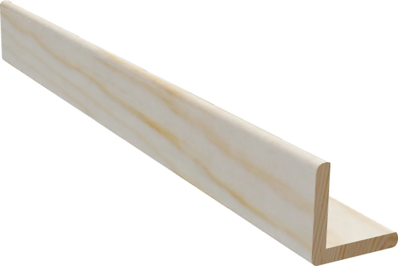 Vinkellist furu ubehandlet 31x31x2700 mm