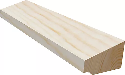 Taklist enkelskygge 21x34 mm ubehandlet furu
