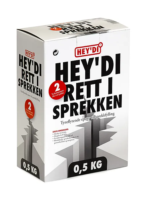 Epoxy Rett i Sprekken 0,5 kg
