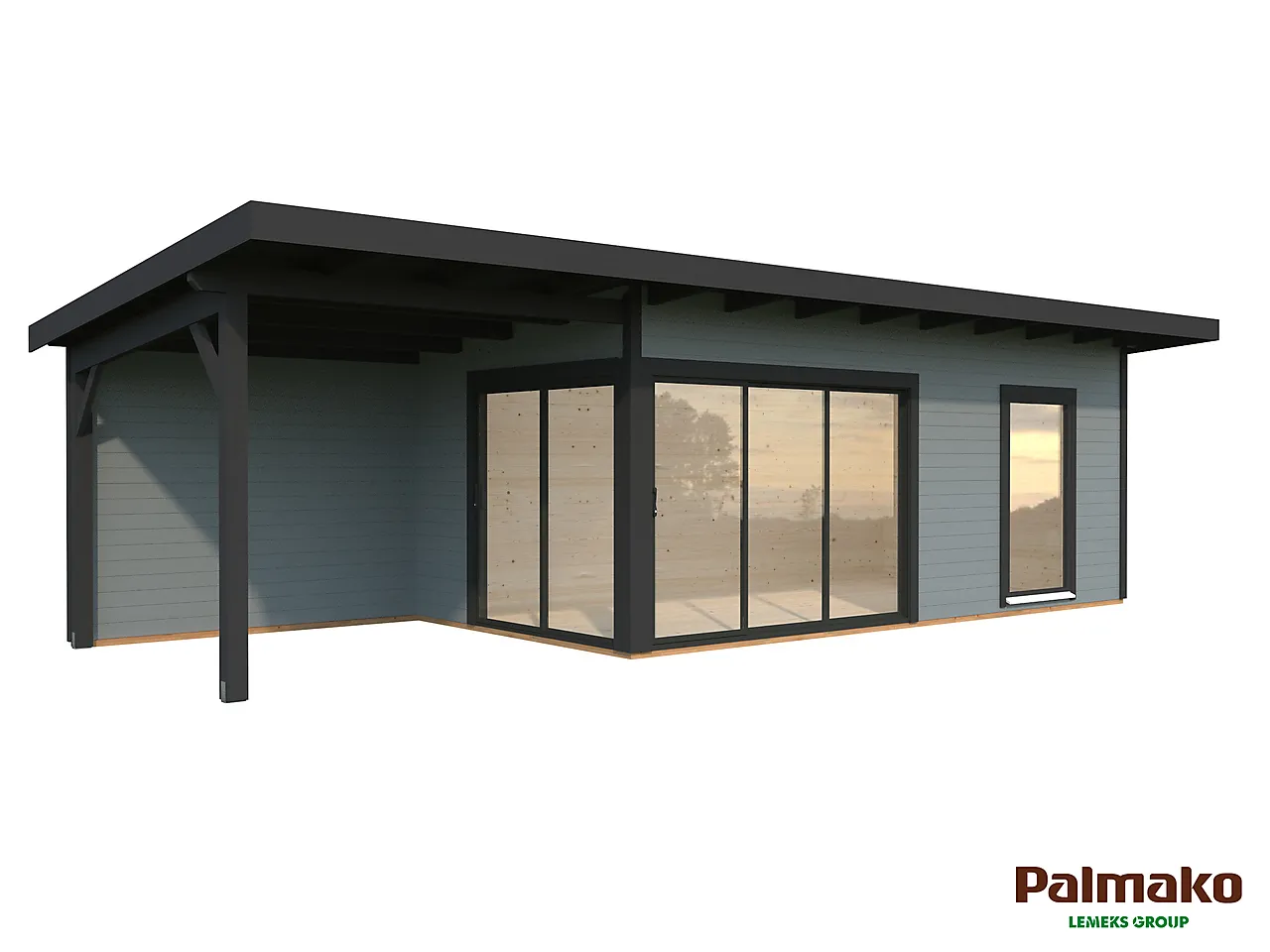 Hagestue Andrea 44 mm slide+ 17,1+7,9 m2 null - null - 2 - Miniatyr