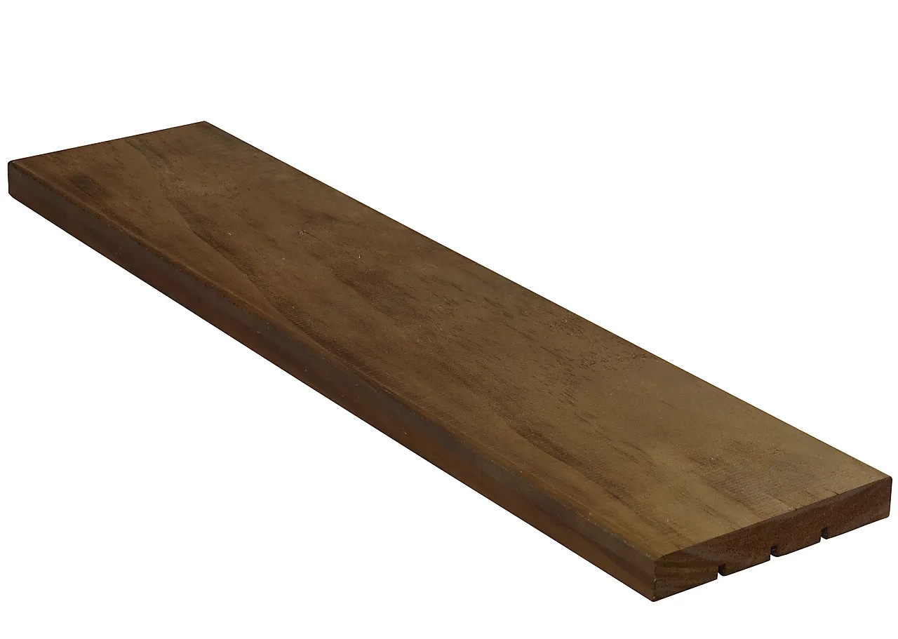 Terrassebord Clear glatt brun 22x142 mm null - null - 3 - Miniatyr