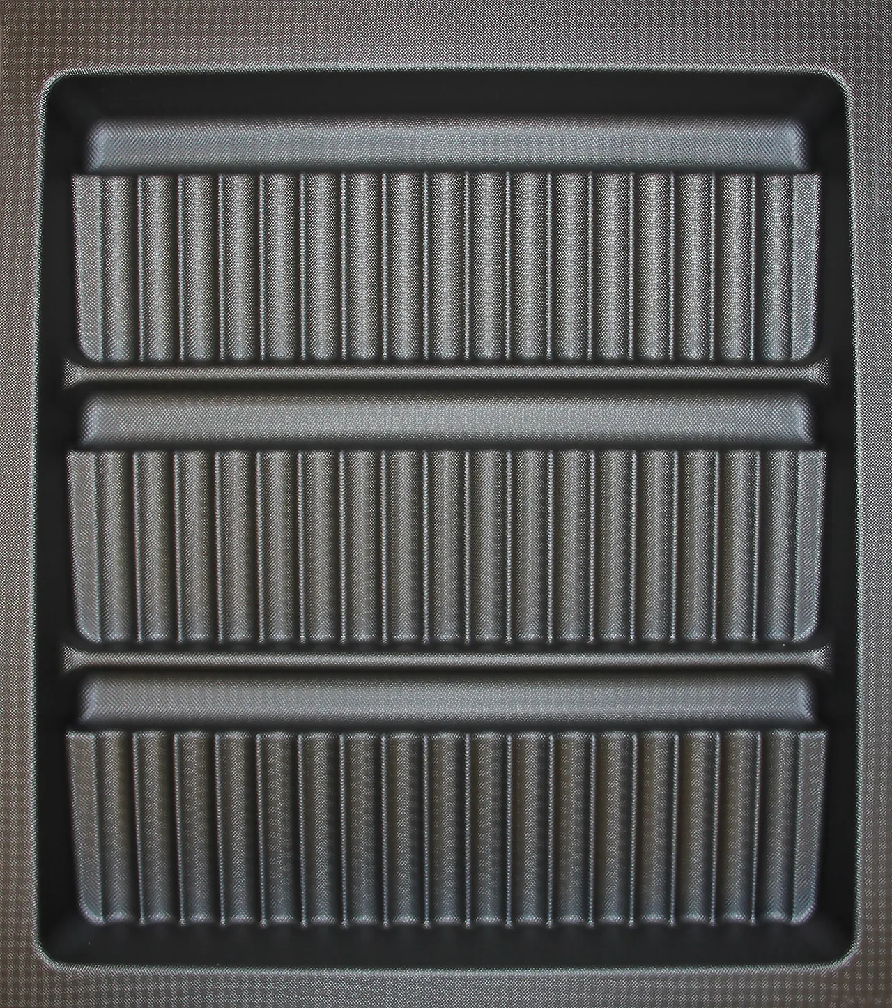 Krydderinnlegg skuffeinnredning sort 50 cm Krydderinnlegg skuffeinnredning sort 50 cm