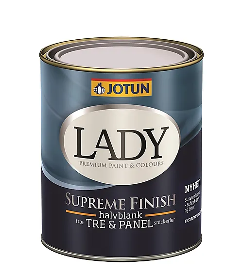 Lady Supreme Finish halvblank 40 hvit base 0,68 liter