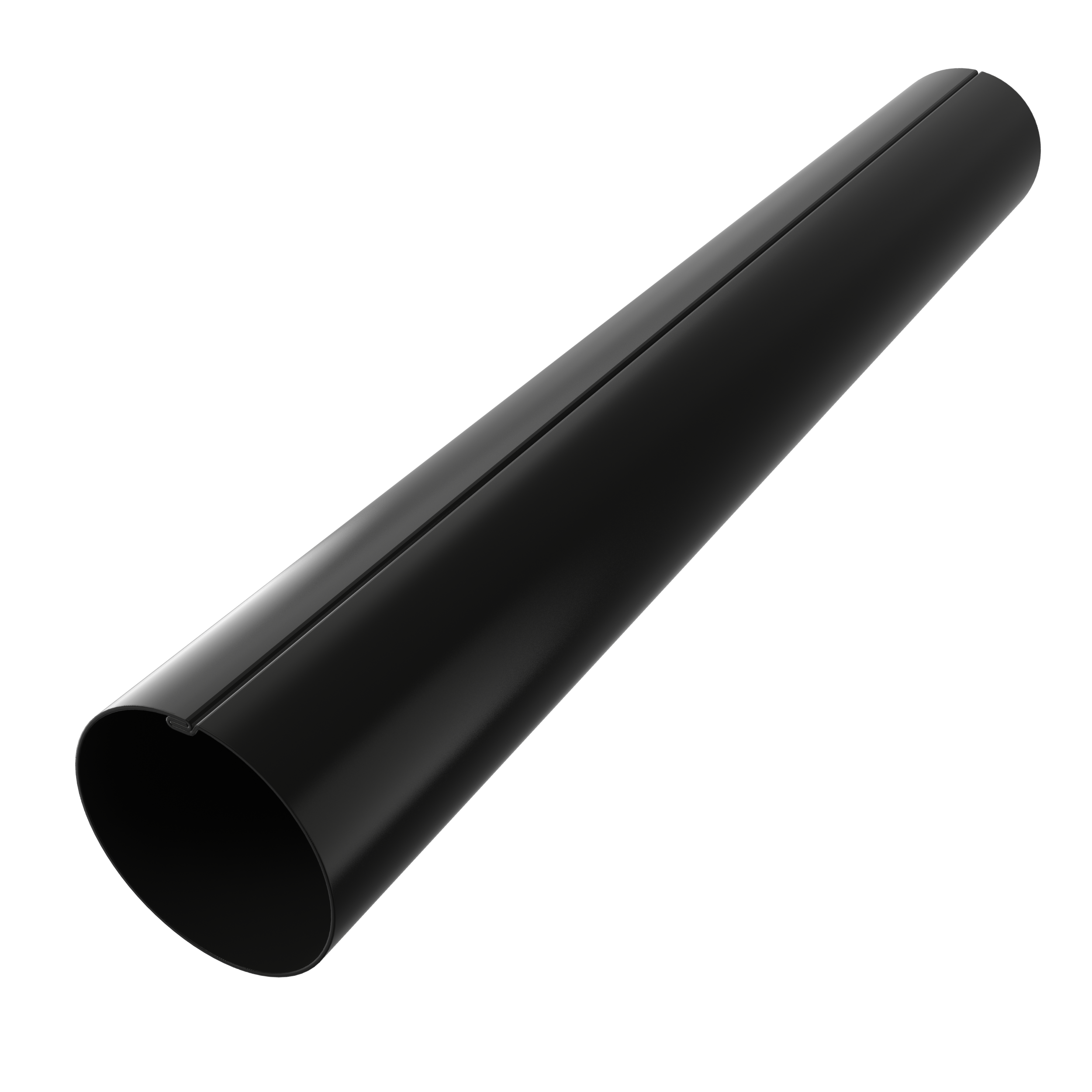 Nedløpsrør 70 mm 3 meter sort | Monter.no