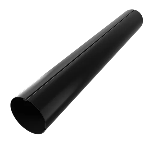 Nedløpsrør 70 mm 3 meter sort