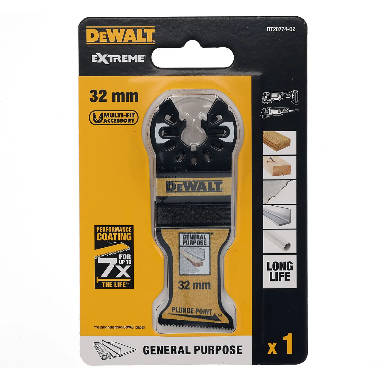 DEWALT multikutter sagblad 32mm null - null - 3 - Miniatyr