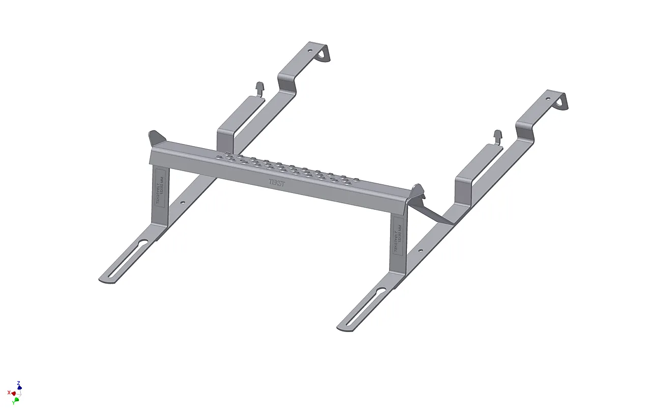 Stigetrinn plate trif-37t teglrød