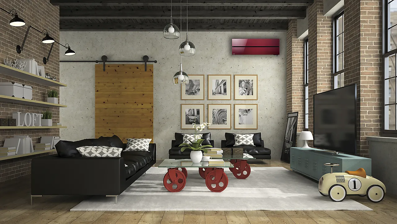 Mitsubishi KAITEKI varmepumpe rød 6300 null - null - 2 - Miniatyr