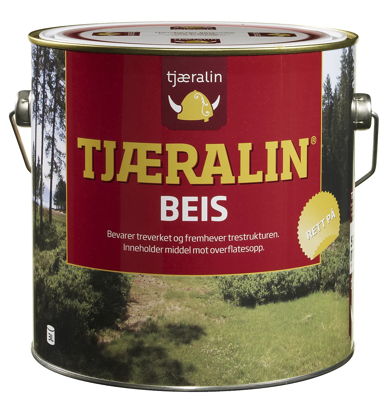 Tjæralin transparent rød base 2,7l tjæralin beis Tjæralin transparent rød base 2,7l tjæralin beis