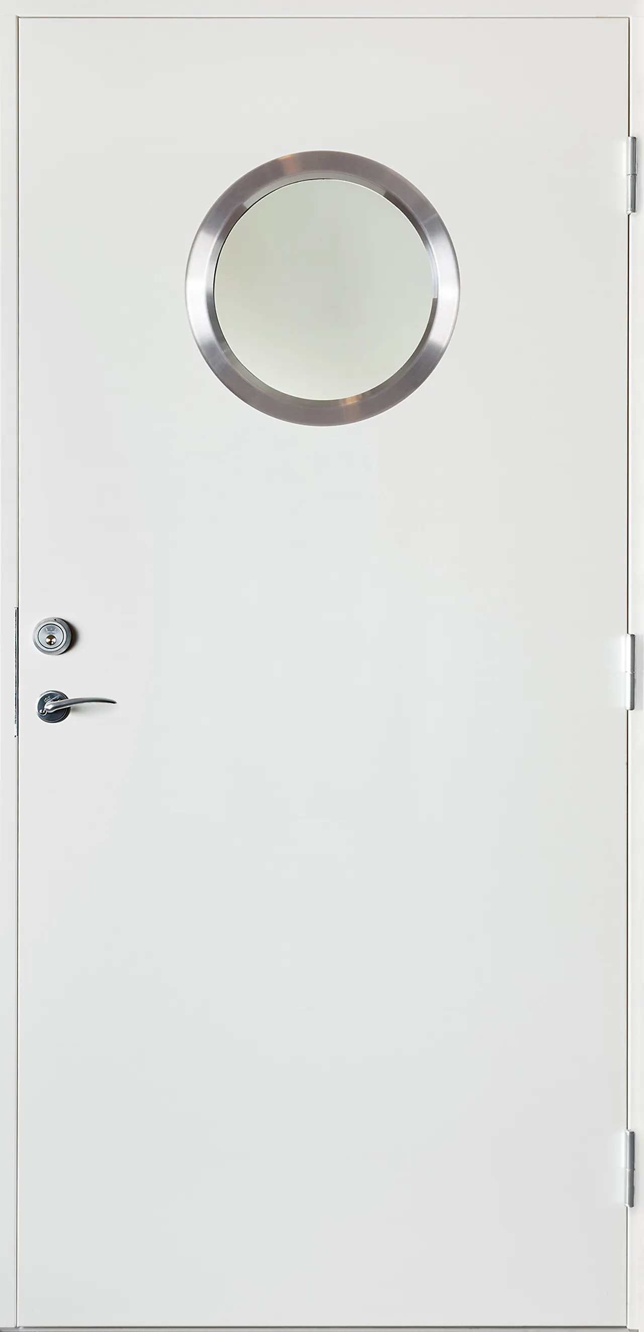 Ytterdør Ula hvit glass høyrehengslet 90x210 cm Ytterdør Ula hvit glass høyrehengslet 90x210 cm