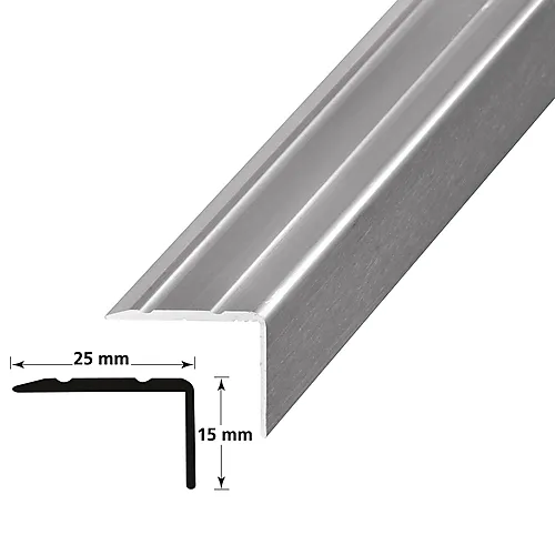 Trappenese nr 9 sølv blank 1,5 meter