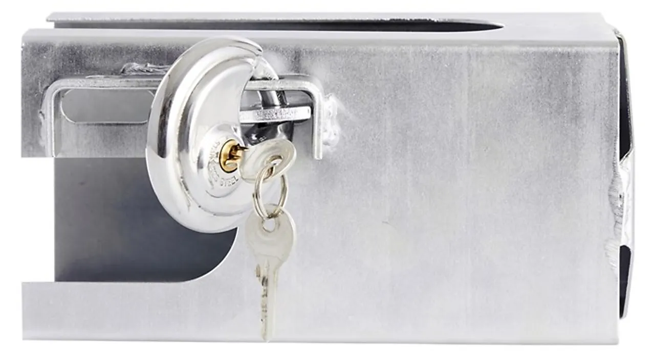 Tilhengerlås universal med hengelås null - null - 2 - Miniatyr