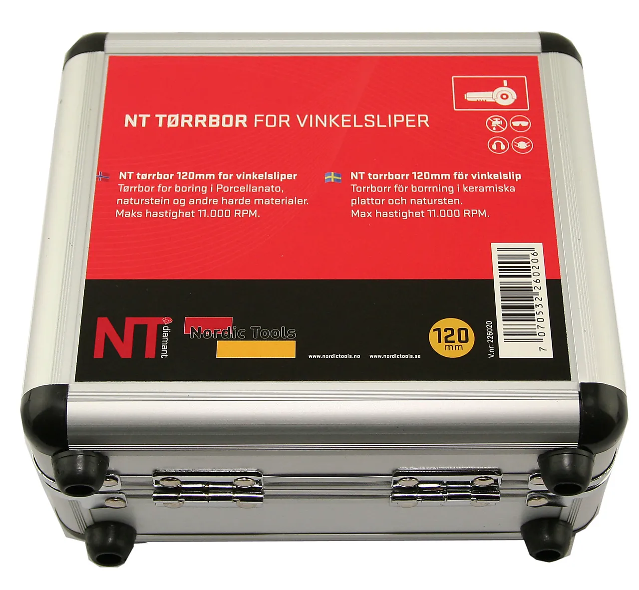 Diamantbor for tørrboring 120 mm for vinkelsliper null - null - 2 - Miniatyr