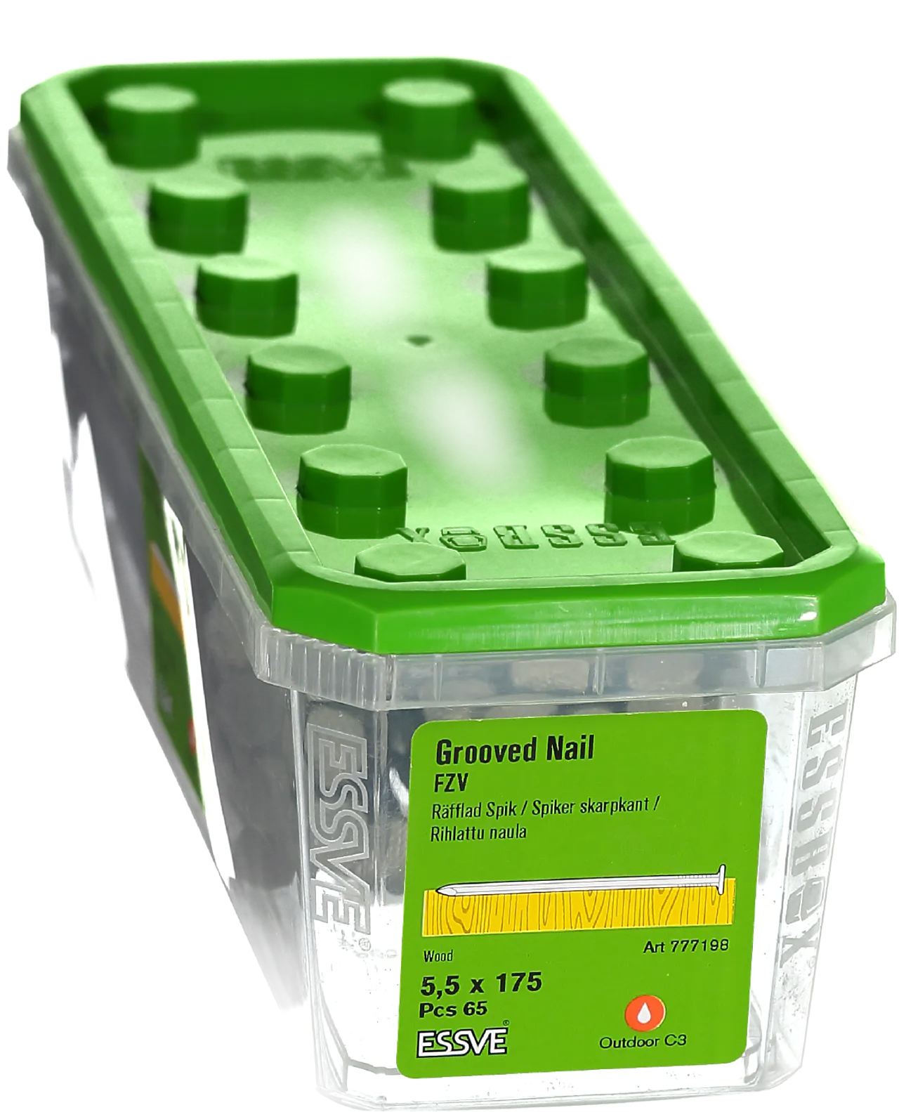 Spiker skarpkant 5,5x175 fzva-65 null - null - 3 - Miniatyr