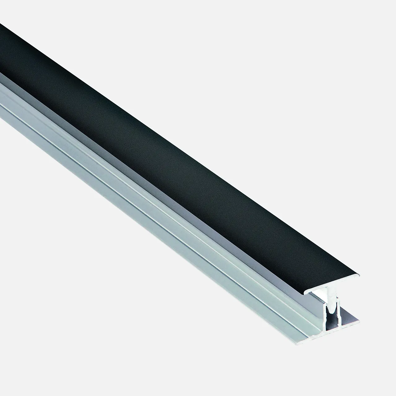 Skjøteprofil todelt 2400 mm sort