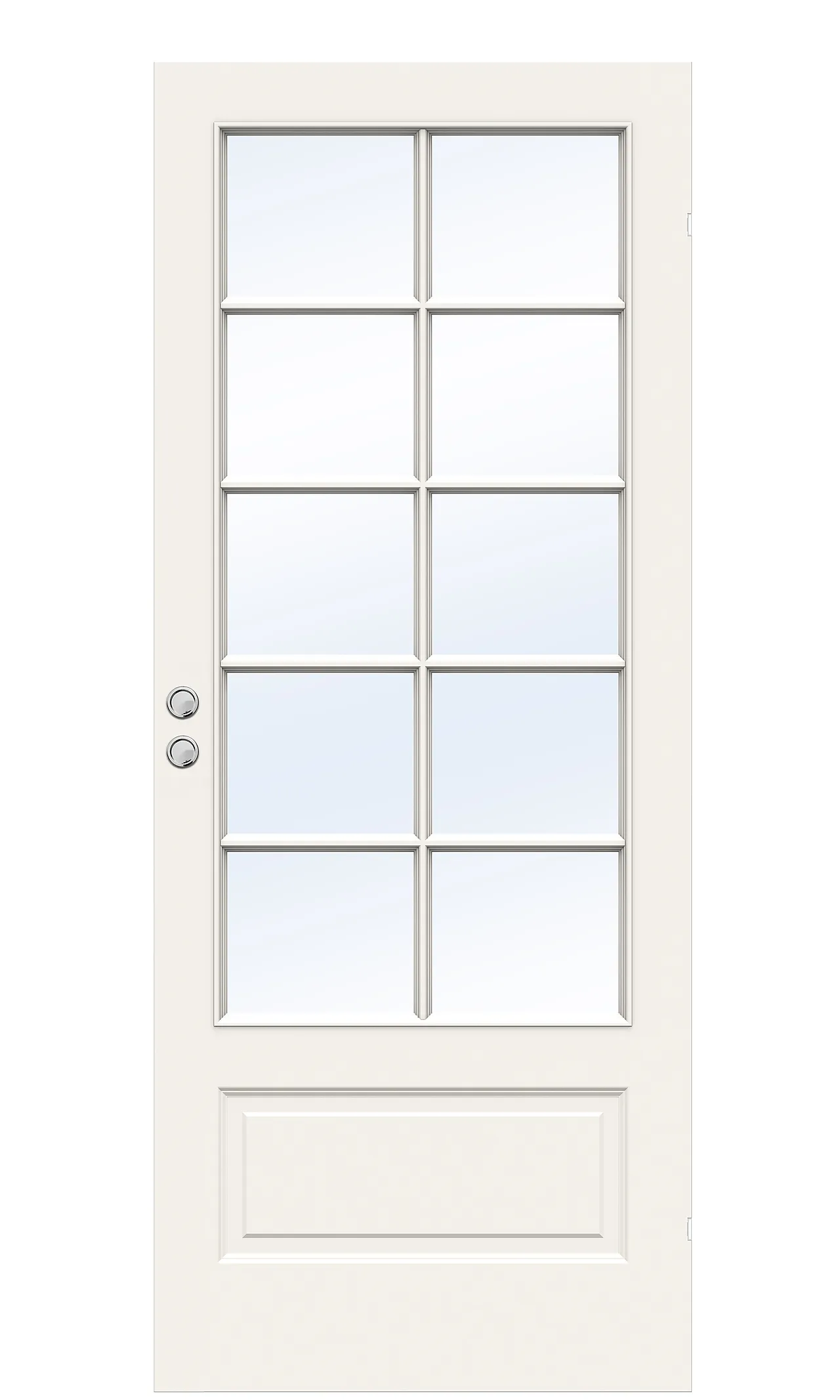 Dør sd style sp10 9x21 hvit skyvedør klart glass Dør sd style sp10 9x21 hvit skyvedør klart glass