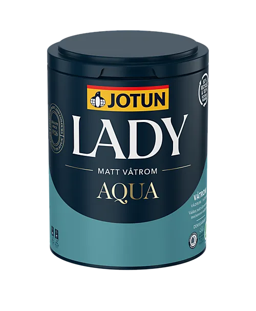 Lady Aqua matt hvit base 0,68 liter