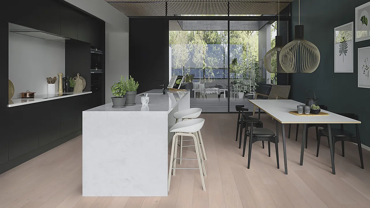 Parkett 1-stav eik pearl oljet 13,2x181x2200mm null - null - 3 - Miniatyr