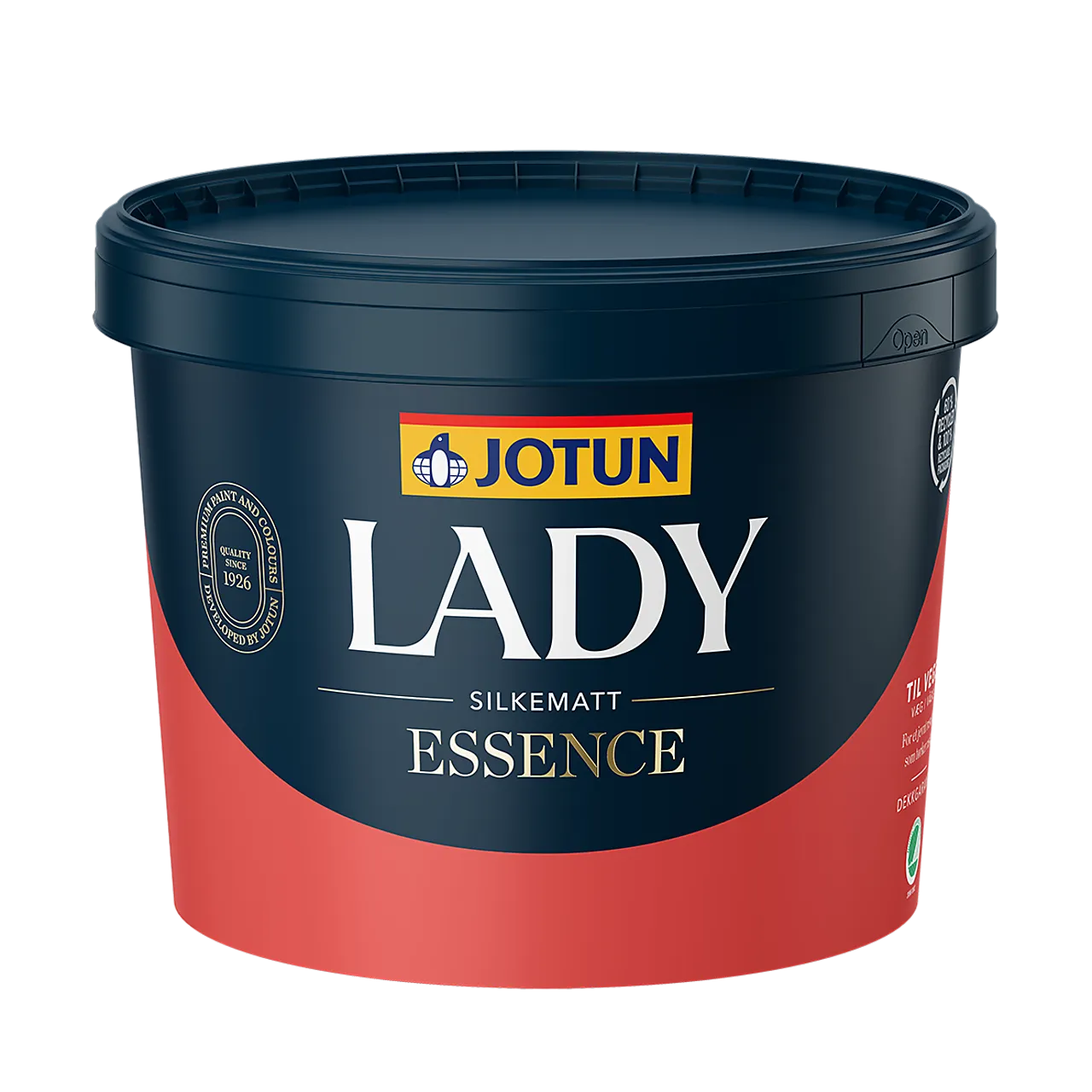 Lady Essence interiørmaling hvit 2,7 liter Lady Essence interiørmaling hvit 2,7 liter