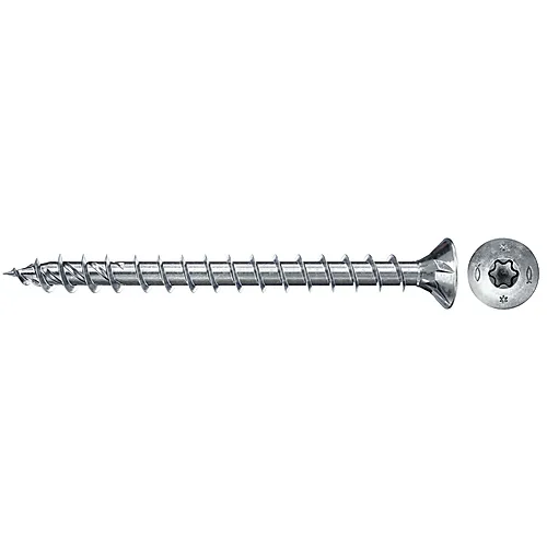 Treskrue helgjenget 6x50 mm TX30 elforsinket 100 stk