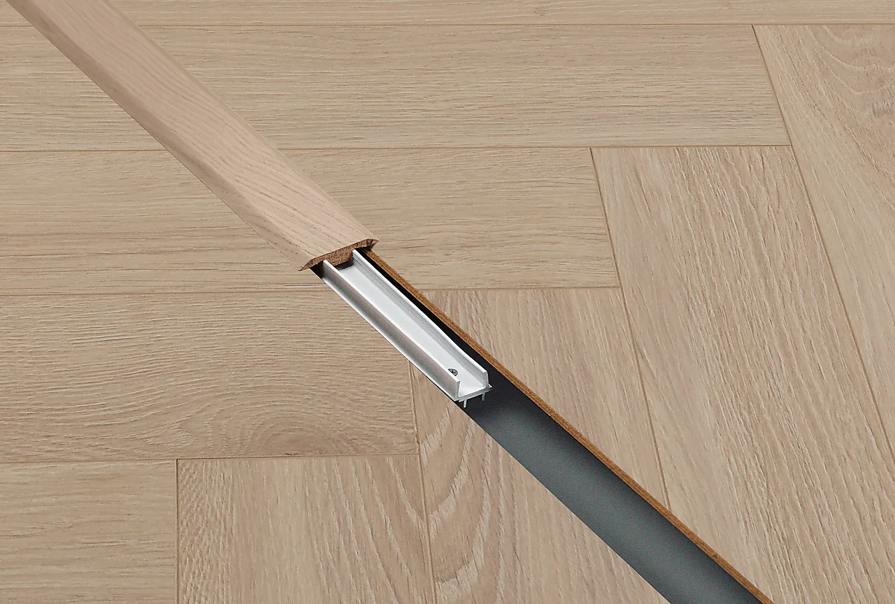 T-list Bloom Sand Natural MDF 2400x11,1x44 mm T-list Bloom Sand Natural MDF 2400x11,1x44 mm