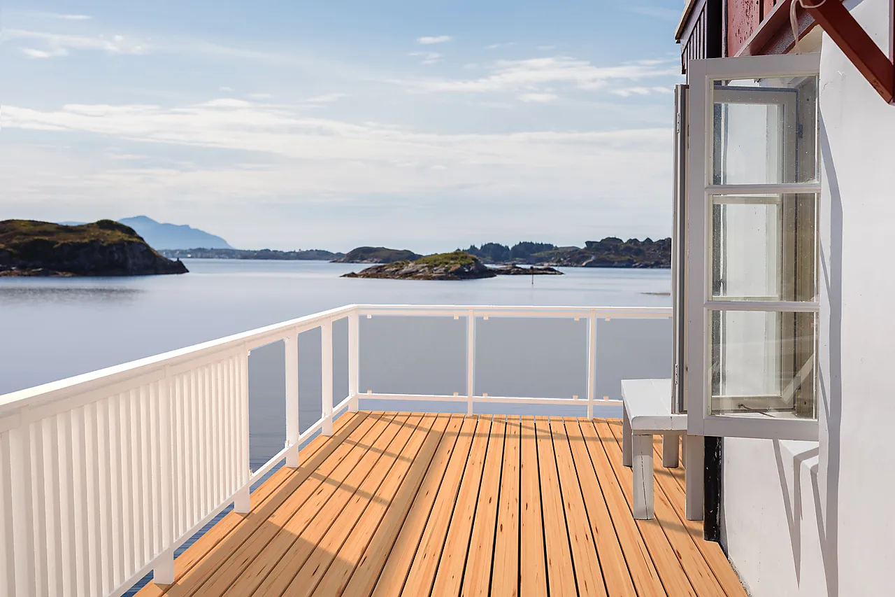 Siri terrasserekkverk hvitmalt 1110x890 mm null - null - 2 - Miniatyr